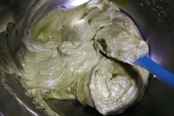 香草抹茶磅蛋糕的做法图解10