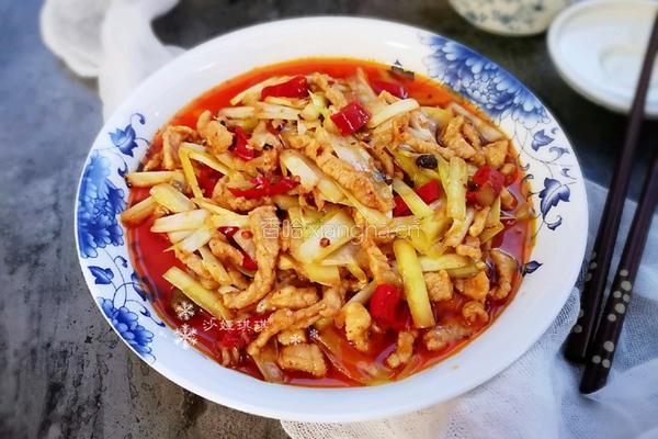 韭黄炒肉丝的做法图解12