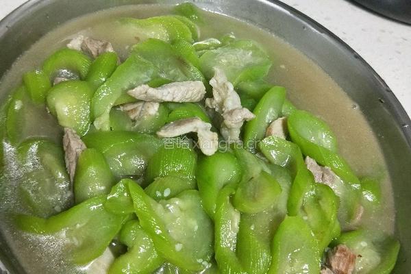 丝瓜炒肉