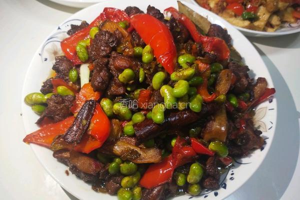 怀化毛豆炒鸭的做法图解11