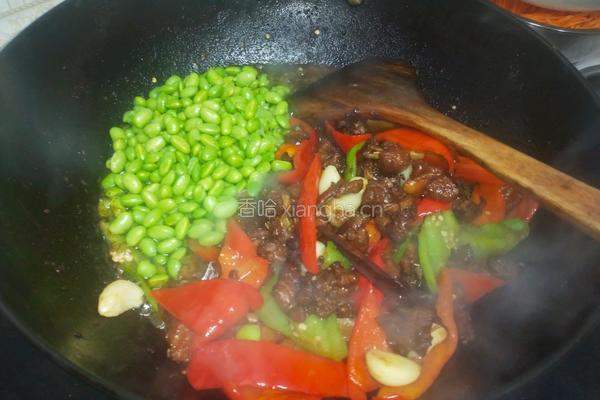 怀化毛豆炒鸭的做法图解8