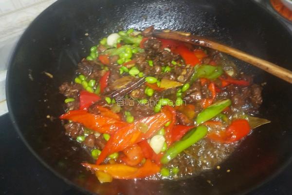 怀化毛豆炒鸭的做法图解9