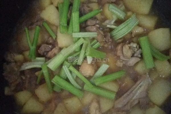 土豆焖鸡肉的做法图解13