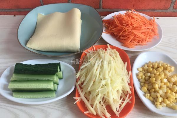 每天一道减脂餐：千张卷的做法图解1