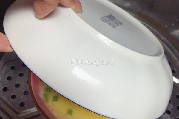 葱香蒸蛋(布丁口感)的做法图解3