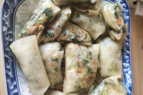 菠菜春卷的做法图解10