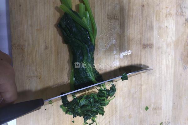 菠菜春卷的做法图解2
