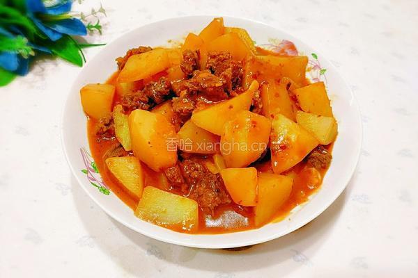 土豆烧牛腱的做法图解16