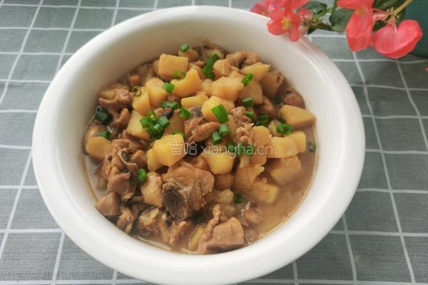 土豆炖鸡腿的做法图解9