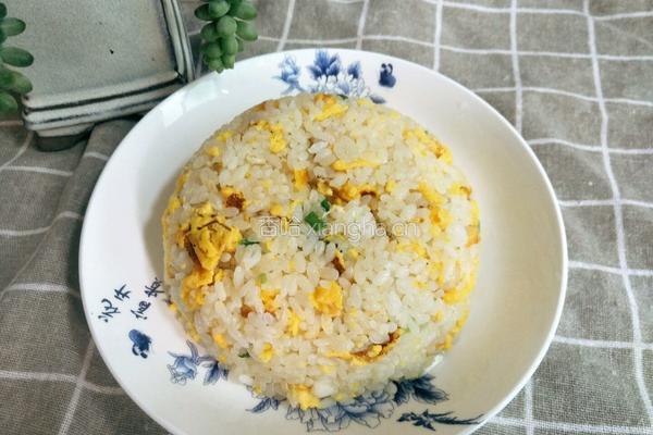 猪油蛋炒饭的做法图解7