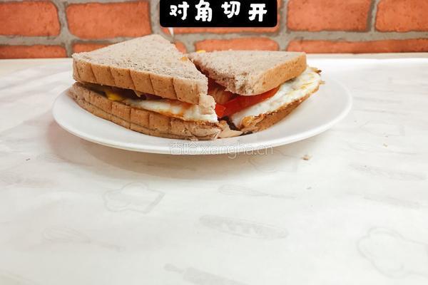 每天一道减脂餐：黑麦三明治的做法图解8