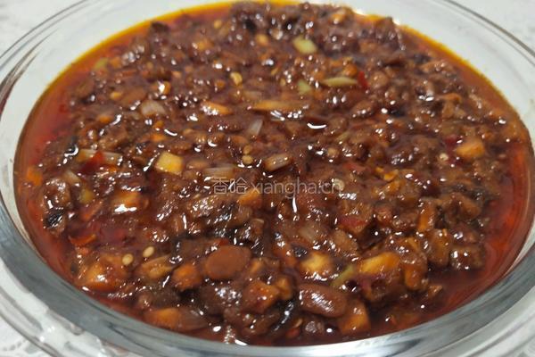 香辣香菇牛肉酱的做法图解8