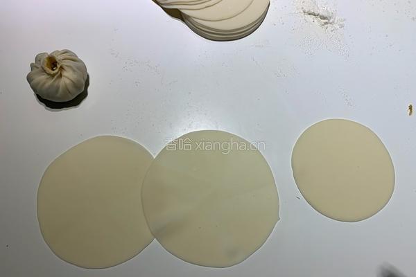 青菜香干水煎包的做法图解7