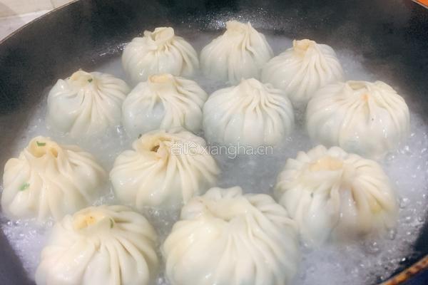 青菜香干水煎包的做法图解11