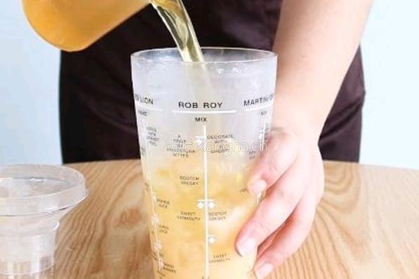 水果茶｜茉莉蜜桃乳酸的做法图解6