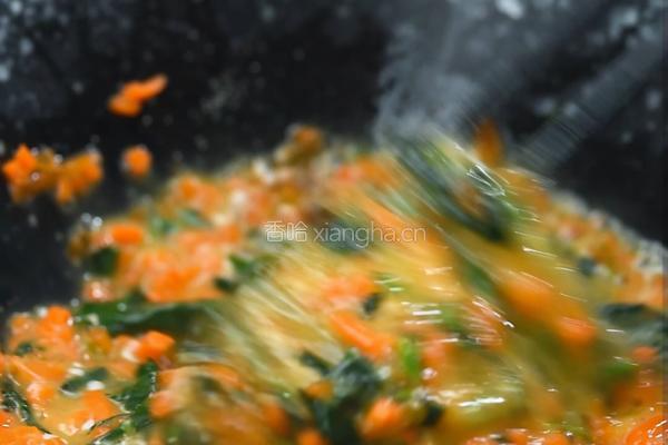 胡萝卜菠菜蛋饼的做法图解8
