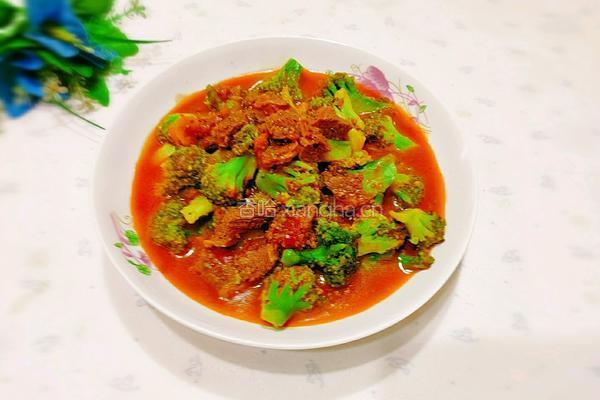 牛腩炒西兰花的做法图解23