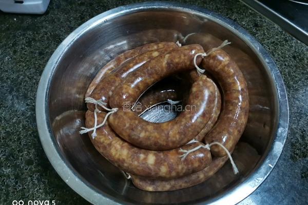自制鲜肉烤肠的做法图解13