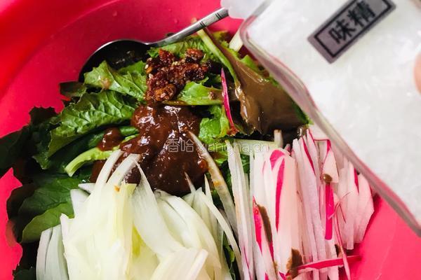酱拌小白菜的做法图解6