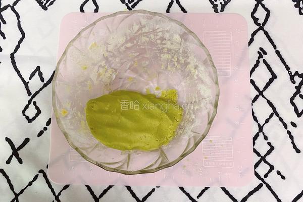 酥脆好吃|封印春天的薄荷抹茶曲奇㊙️的做法图解5