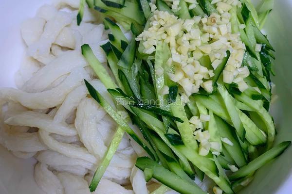 牛筋面拌黄瓜（麻酱）的做法图解5