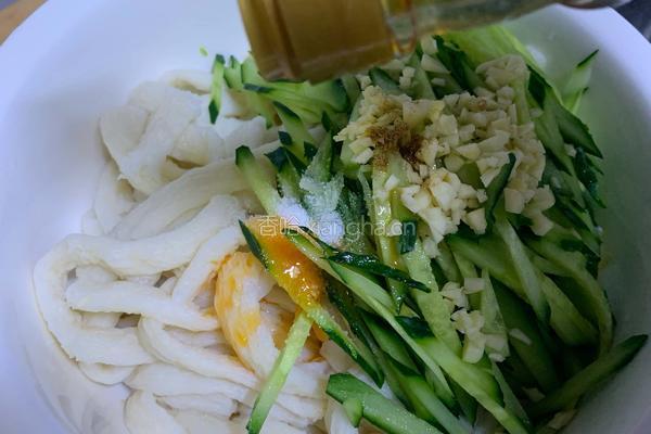 牛筋面拌黄瓜（麻酱）的做法图解9