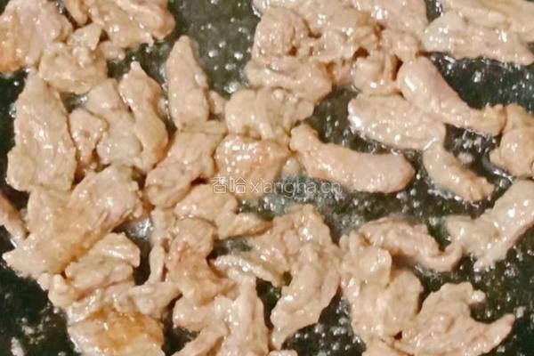 西葫芦炒肉的做法图解5