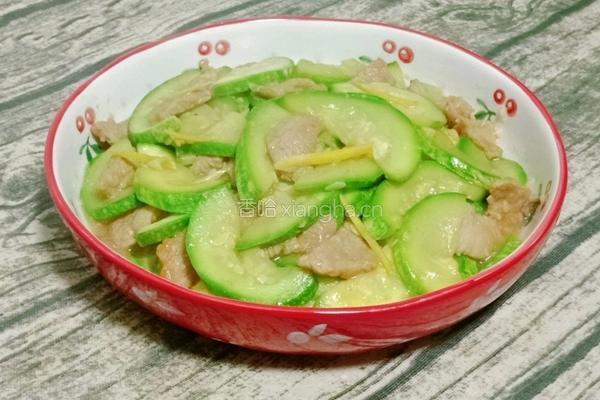 西葫芦炒肉的做法图解11