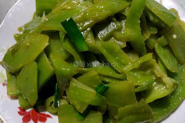 青椒莴笋的做法图解11