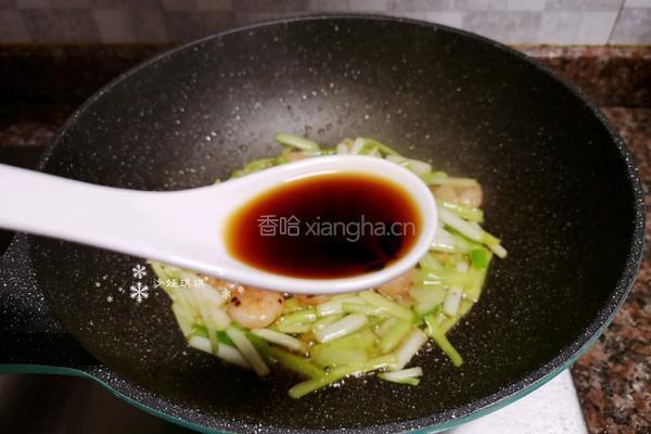 韭黄炒虾仁的做法图解10