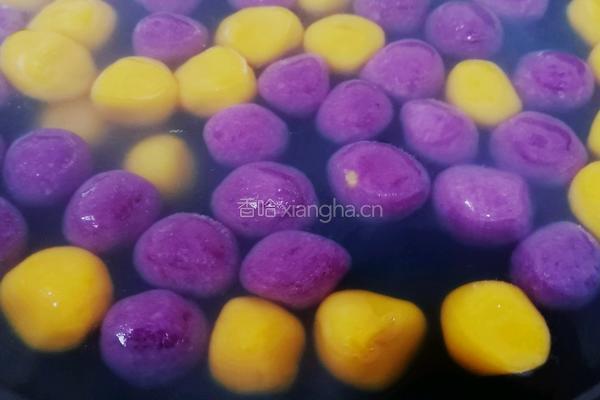 紫薯南瓜芋圆的做法图解10