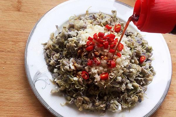 蒸鲜葛花的做法图解10