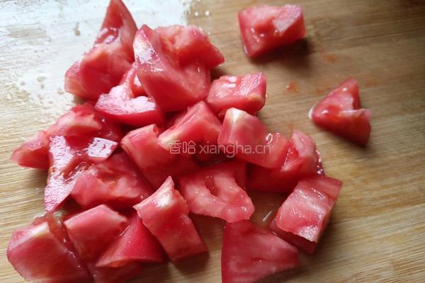虾泥番茄蒸豆腐的做法图解6