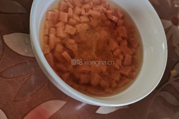 鸡蛋火腿卷的做法图解2
