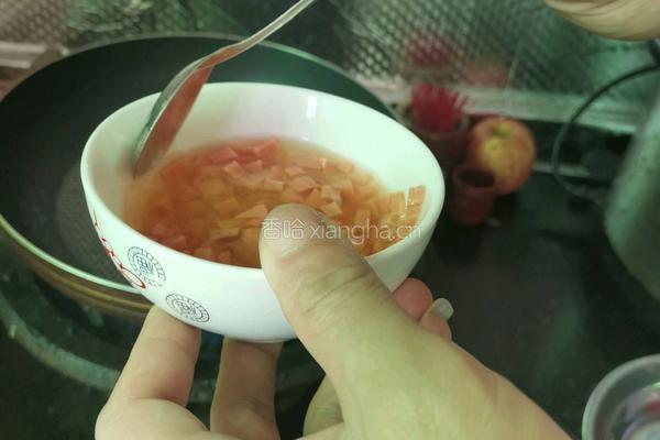 鸡蛋火腿卷的做法图解4