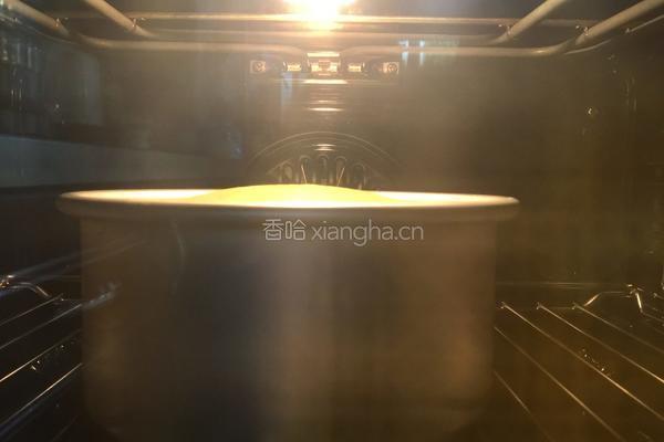 抹茶戚风蛋糕（六寸）的做法图解16