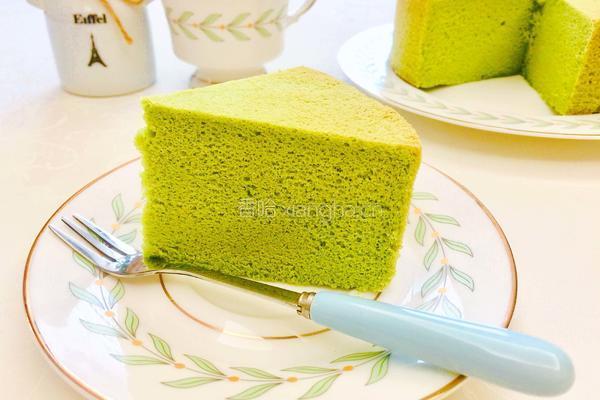 抹茶戚风蛋糕（六寸）的做法图解19