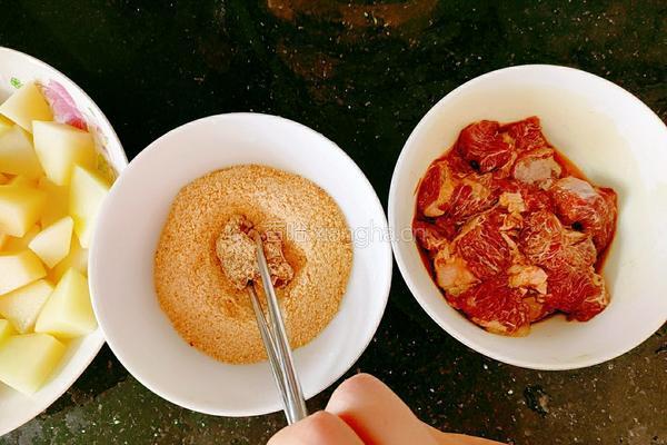 土豆粉蒸牛腱的做法图解8