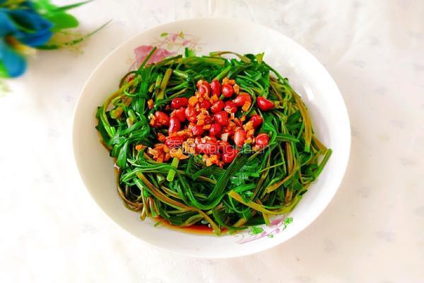 花生拌空心菜的做法图解12