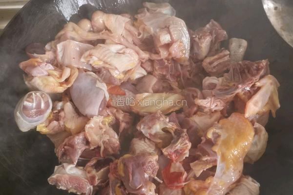 毛豆烧土公鸡的做法图解4