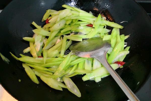 辣炒芥兰的做法图解10