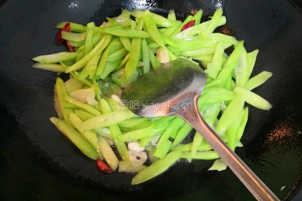 辣炒芥兰的做法图解13