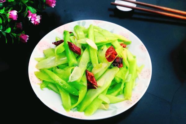 辣炒芥兰的做法图解14