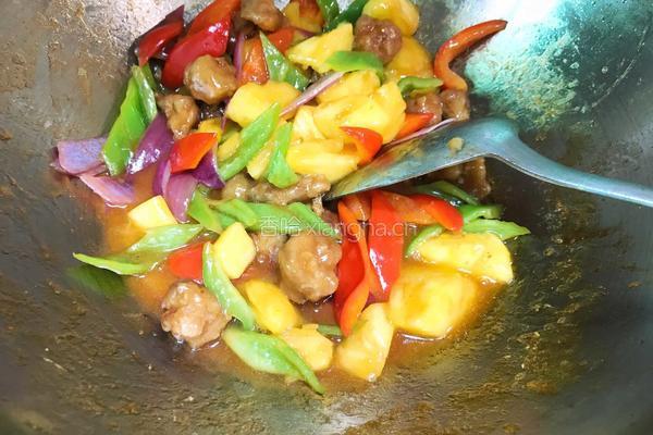 菠萝咕噜肉的做法图解16