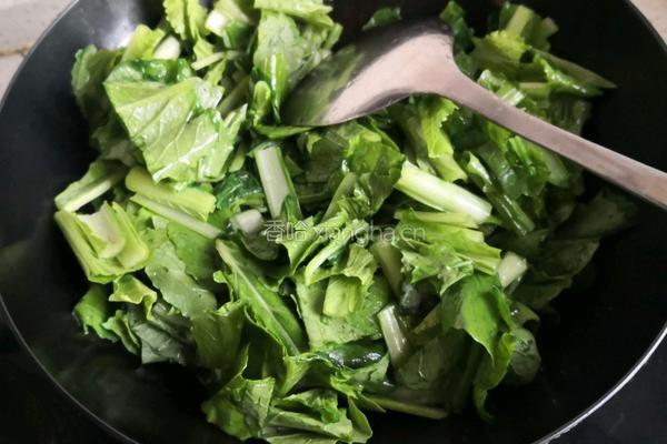 清炒苔菜的做法图解2