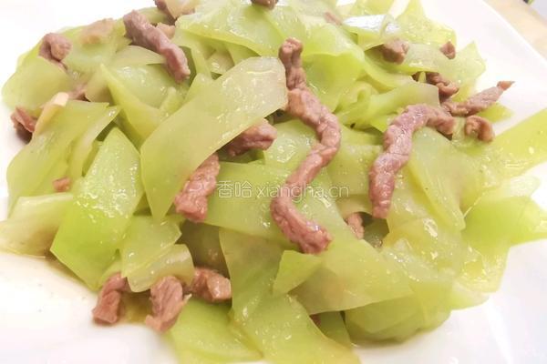 牛肉丝炒莴笋片的做法图解8