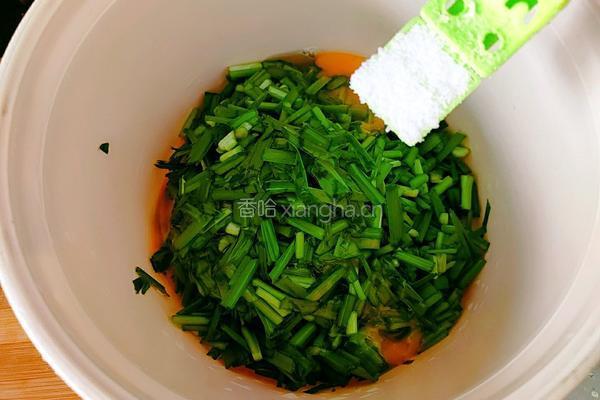 春韭鸡蛋煎饼的做法图解5