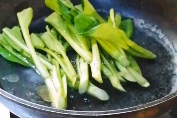 菜心莲藕饼的做法图解2