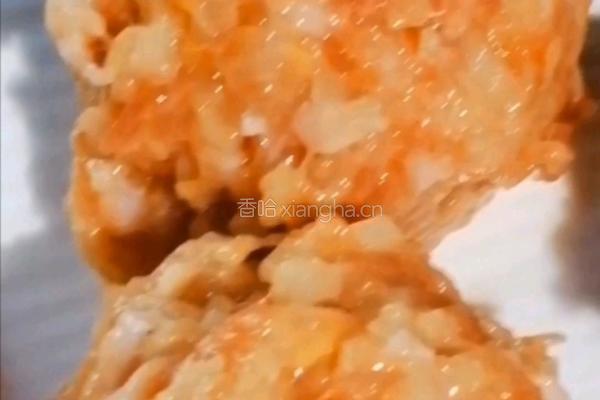 菜心莲藕饼的做法图解5