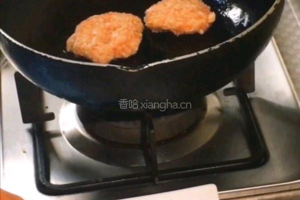 菜心莲藕饼的做法图解7